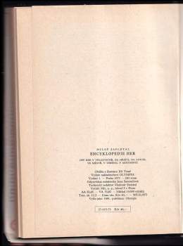 Miloš Zapletal: Encyklopedie her