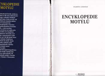 Wijbren Landman: Encyklopedie motýlů