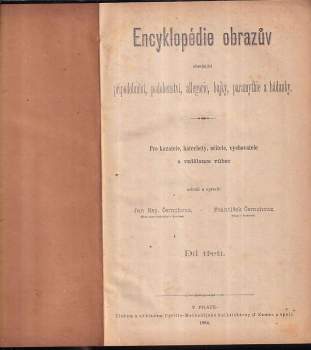 Jan Nep Černohouz: Encyklopédie obrazův obsahující připodobnění, podobenství, allegorie, bajky, paramythie a hádanky