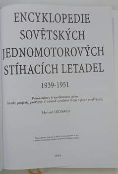 Encyklopedie sovětských jednomotorových stíhacích letadel 1939-1951 : pístové motory či kombinovaný pohon : (studie, projekty, prototypy či sériově vy