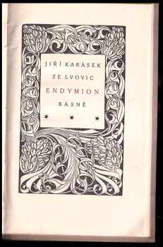 Jiří Karásek ze Lvovic: Endymion