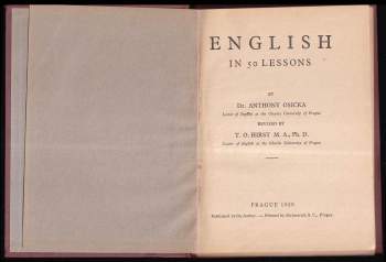 Antonín Osička: English in 50 lessons