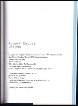Robert Harris: Enigma
