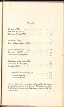 Christoph Martin Wieland: Epen und Verserzählungen