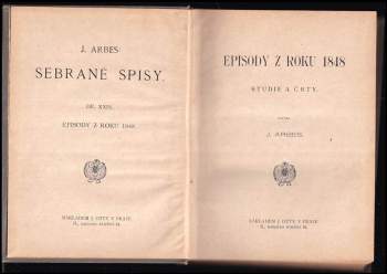 Jakub Arbes: Episody z roku 1848