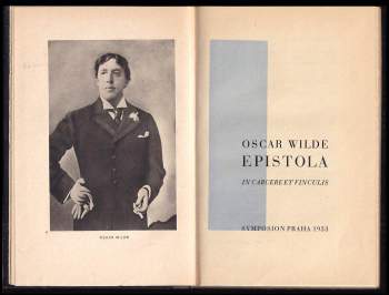 Oscar Wilde: Epistola in carcere et vinculis