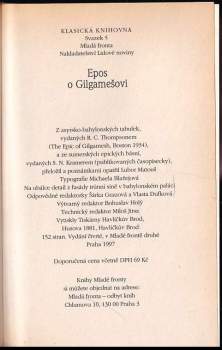 Epos o Gilgamešovi