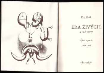 Petr Král: Éra živých a jiné texty