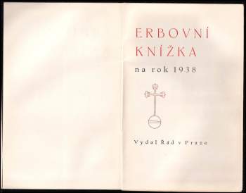 Břetislav Štorm: Erbovní knížka na rok 1938