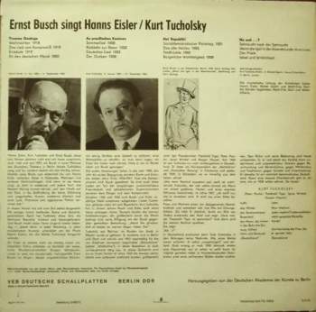 Kurt Tucholsky: Ernst Busch Singt Kurt Tucholsky / Hanns Eisler