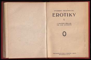 Zygmunt Niedźwiecki: Erotiky