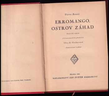Pierre Benoit: Erromango, ostrov záhad