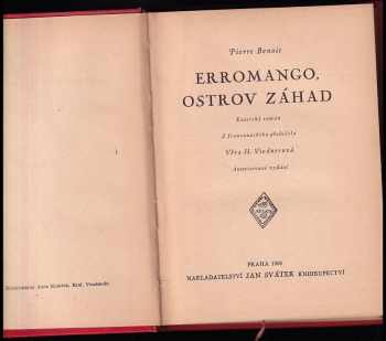 Pierre Benoit: Erromango, ostrov záhad : Exotický román