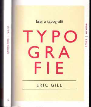 Eric Gill: Esej o typografii