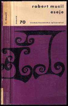 Robert Musil: Eseje