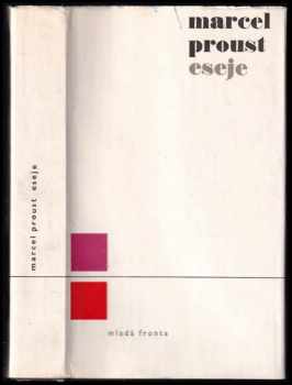 Eseje : Zamyšlení nad Sainte-Beuvem - Marcel Proust (1968, Mladá fronta) - ID: 511526
