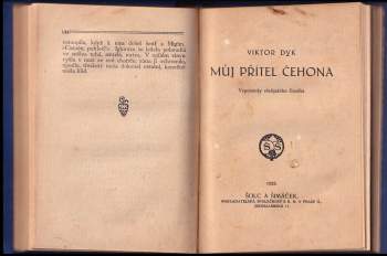 Viktor Dyk: Můj přítel Čehona