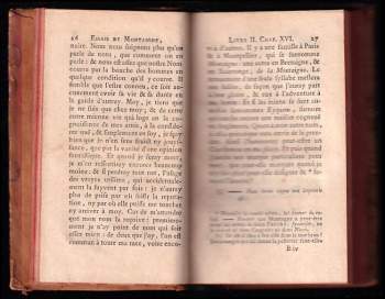 Michel de Montaigne: Essais de Montaigne, avec les notes de M. Coste - Nouvelle edition. - Tome VI.