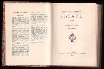 Ralph Waldo Emerson: Essaye