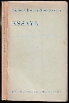 Robert Louis Stevenson: Essaye