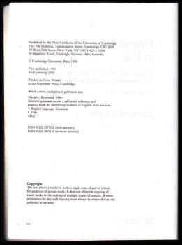 Raymond Murphy: Essential grammar in use