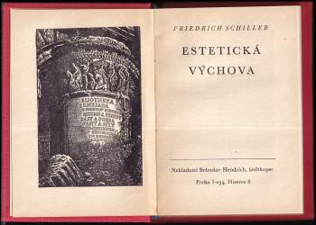 Friedrich Schiller: Estetická výchova