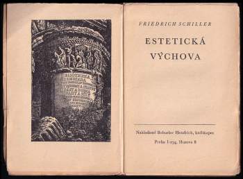 Friedrich Schiller: Estetická výchova