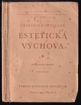 Friedrich Schiller: Estetická výchova