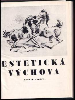 František Holešovský: Estetická výchova, ROČNÍK 2, Sešit 1