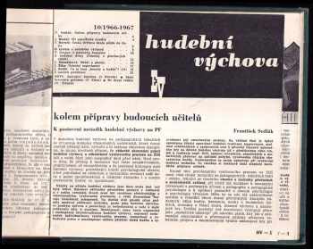 František Holešovský: K systému estetické výchovy na národní škole