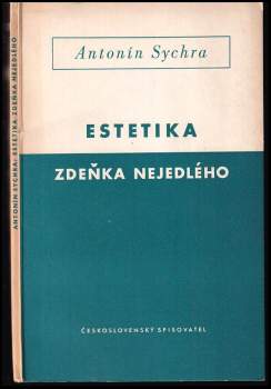 Estetika Zdeňka Nejedlého