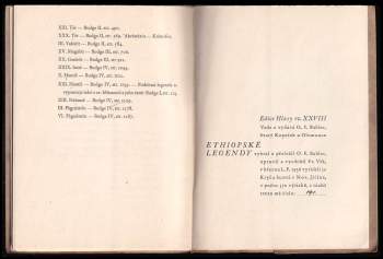 Otto František Babler: Ethiopské legendy