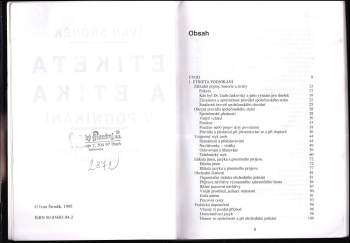 Ivan Sronek: Etiketa a etika v podnikání