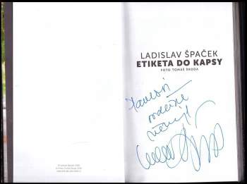 Ladislav Špaček: Etiketa do kapsy