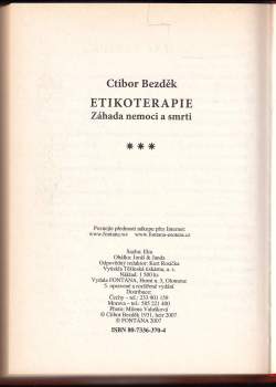 Ctibor Hugo Bezděk: Etikoterapie
