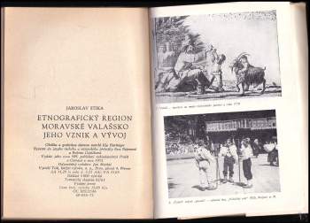 Jaroslav Štika: Etnografický region Moravské Valašsko, jeho vznik a vývoj