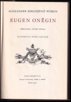 Aleksandr Sergejevič Puškin: Eugen Oněgin