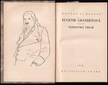 Honoré de Balzac: Eugenie Grandetová ; Venkovský lékař