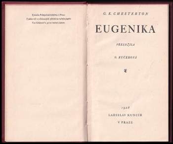 G. K Chesterton: Eugenika