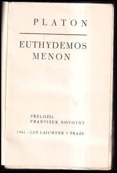 Platón: Euthydemos ; Menon