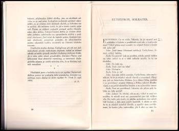 Platón: Euthyfron ; Obrana Sokrata ; Kriton