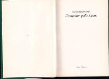 Patrick Graham: Evangelium podle Satana
