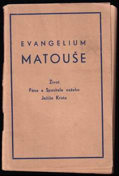 Evangelium podle sepsání Svatého Matouše