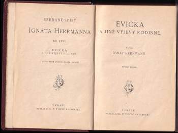 Ignát Herrmann: Evička a jiné výjevy rodinné