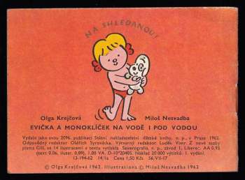 Olga Krejčová: Evička a Monoklíček na vodě i pod vodou