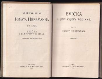 Ignát Herrmann: Evička