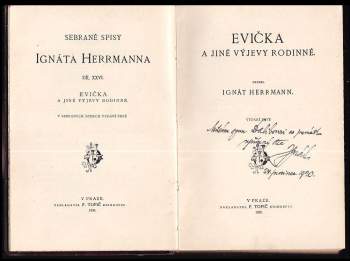 Ignát Herrmann: Evička