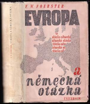 Friedrich Wilhelm Foerster: Evropa a německá otázka