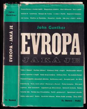 John Gunther: Evropa - jaká je