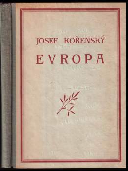 Josef Kořenský: Evropa